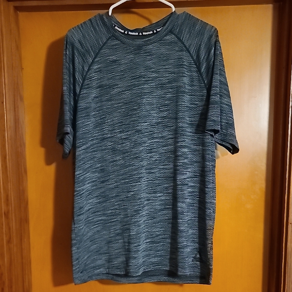 Reebok Heathered Blue Performance Tee